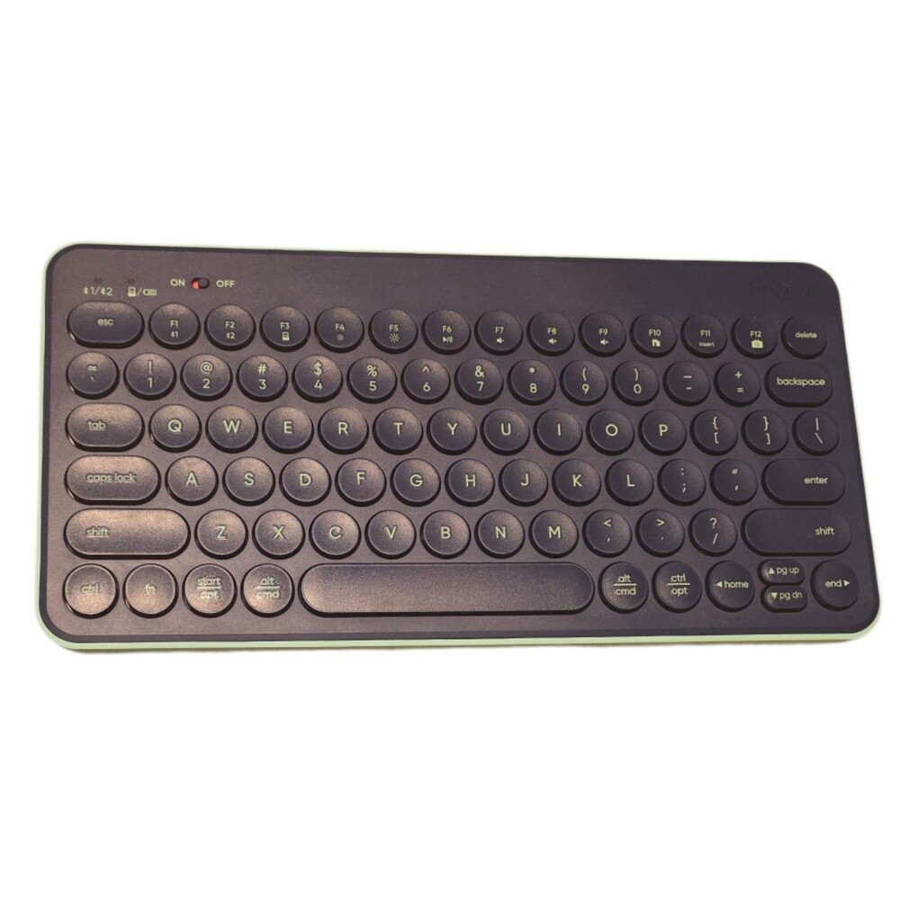 Heyday Compact Wireless Keyboard Blue Bluetooth Slim Portable NEW